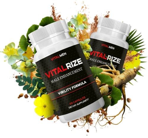VitalRIZE natural plant based supplement for men’s vitality and wellness